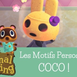 Les motifs persos de COCO : Animal Crossing New Horizons (ID et QR)