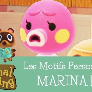 Les motifs persos de MARINA : Animal Crossing New Horizons (ID et QR)