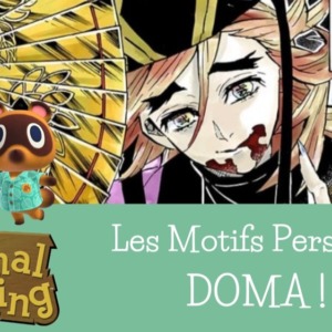 Les motifs persos de DOMA : Animal Crossing New Horizons