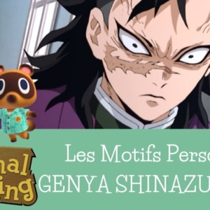 Les motifs persos de GENYA SHINAZUGAWA : Animal Crossing New Horizons