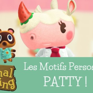 Les motifs persos de PATTY : Animal Crossing New Horizons (ID et QR)