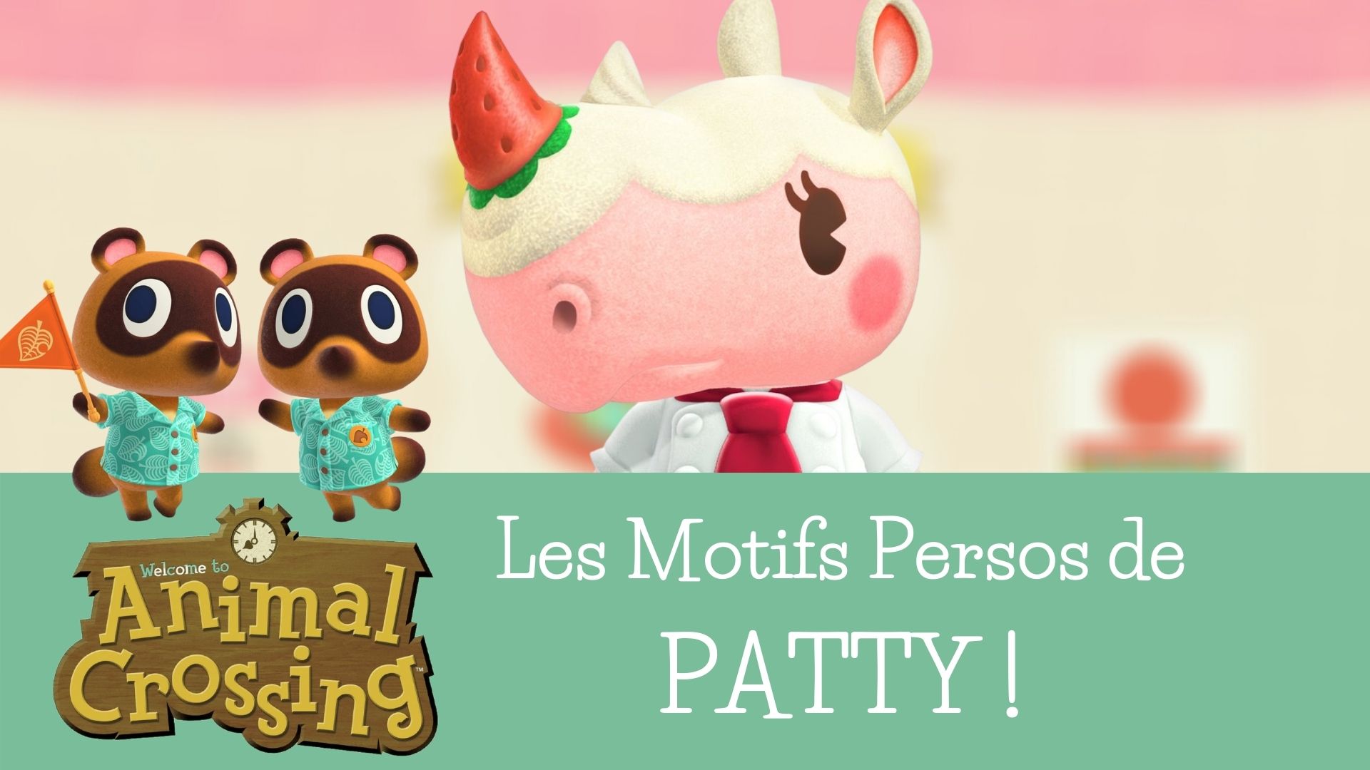 Les motifs persos de PATTY : Animal Crossing New Horizons ...