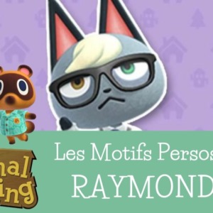 Les motifs persos de RAYMOND : Animal Crossing New Horizons