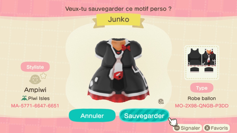 motifs persos de JUNKO