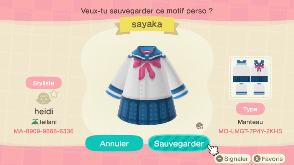 motifs persos de sayaka